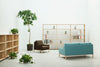 Blue sofa